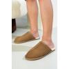 imageProject Cloud Genuine Sheepskin Upper Mens Slippers  Memory Foam Scuff House Slippers and NonSlip Comfortable Fall Men Footwear ColinChestnut