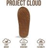 imageProject Cloud Genuine Sheepskin Upper Mens Slippers  Memory Foam Scuff House Slippers and NonSlip Comfortable Fall Men Footwear ColinChestnut
