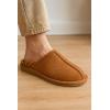 imageProject Cloud Genuine Sheepskin Upper Mens Slippers  Memory Foam Scuff House Slippers and NonSlip Comfortable Fall Men Footwear ColinScotch Suede