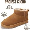 imageProject Cloud Genuine Suede Ankle Boots for Women  Water Resistant with Memory Foam Insole Winter Boots for Women  Trending Shoes ampamp Comfortable Womens Ankle Boots HippyWheat Suede