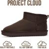 imageProject Cloud Genuine Suede Ankle Boots for Women  Water Resistant with Memory Foam Insole Winter Boots for Women  Trending Shoes ampamp Comfortable Womens Ankle Boots HippyBrown Distressed