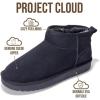imageProject Cloud Genuine Suede Ankle Boots for Women  Water Resistant with Memory Foam Insole Winter Boots for Women  Trending Shoes ampamp Comfortable Womens Ankle Boots HippyNavy Suede
