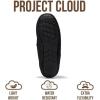 imageProject Cloud Genuine Suede Mens Slippers  Memory Foam Insole Moccassins Loafers for Men Shoes Indoor and Outdoor Use  Lightweight NonSlip House Shoes OswinBlack Leather