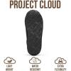 imageProject Cloud Genuine Suede Slippers for Women with Genuine Australian Shearling Fur Lining Womens Slippers  NonSlip EVA with Memory Foam Fuzzy Slippers Women Footwear NeritaBlack Distressed