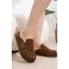 imageProject Cloud Genuine Suede Womens Clog  Memory Foam Arch Support NonSlip Sole Mules ampamp Clogs for Women Footwear  Platform Winter Shoes FoamyChocolate Suede