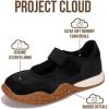 imageProject Cloud Girls Shoes  Memory Foam Insole Kids Shoes Girls Sneakers  Lightweight Mary Jane Flats ampamp NonSlip Comfortable Kids Sneakers Little DonnaBlack