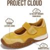imageProject Cloud Girls Shoes  Memory Foam Insole Kids Shoes Girls Sneakers  Lightweight Mary Jane Flats ampamp NonSlip Comfortable Kids Sneakers Little DonnaMustard
