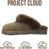 imageProject Cloud House Slippers for Women  Genuine Leather ampamp Natural Fur Lining Fluffy Slippers  Memory Foam Womens Shoes HedyOlive