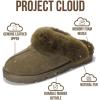 imageProject Cloud House Slippers for Women  Genuine Leather ampamp Natural Fur Lining Fluffy Slippers  Memory Foam Womens Shoes HedyOlive