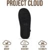 imageProject Cloud Kids Clogs Genuine Suede Upper with Back Strap  Memory Foam ampamp Lightweight Slipon Boys and Girls Sandals with Adjustable Straps  NonSlip Clogs for Kids Sandals Little GoldstarBlack Suede
