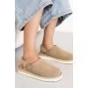 imageProject Cloud Kids Clogs Genuine Suede Upper with Back Strap  Memory Foam ampamp Lightweight Slipon Boys and Girls Sandals with Adjustable Straps  NonSlip Clogs for Kids Sandals Little GoldstarSand Suede