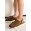 imageProject Cloud Kids Clogs Genuine Suede Upper with Back Strap  Memory Foam ampamp Lightweight Slipon Boys and Girls Sandals with Adjustable Straps  NonSlip Clogs for Kids Sandals Little GoldstarMocha Suede