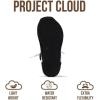 imageProject Cloud Kids Shoes for Girls  NonSlip Trendy Fashion Sneakers Girls Shoes  Slip Ons with Hook ampamp Loop Memory Foam Insole Kids Sneakers Little LowyBlack