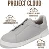 imageProject Cloud Men Sneakers  Memory Foam Insole Mens Shoes  Lightweight ampamp Non Slip Casual Shoes for Men  Everyday Slip On Mens Sneakers HudsonGrey