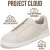 imageProject Cloud Men Sneakers  Memory Foam Insole Mens Shoes  Lightweight ampamp Non Slip Casual Shoes for Men  Everyday Slip On Mens Sneakers HudsonOffwhite