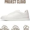 imageProject Cloud Men Sneakers  Memory Foam Insole Mens Shoes  Lightweight ampamp Non Slip Casual Shoes for Men  Everyday Slip On Mens Sneakers HudsonWhite