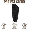 imageProject Cloud Mens Clogs  Full Grain Genuine Leather Memory Foam Clogs for Men Arch Support Cork Footbed  Non Slip Platform Mules BrooklynBlack