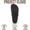 imageProject Cloud Mens Clogs  Full Grain Genuine Leather Memory Foam Clogs for Men Arch Support Cork Footbed  Non Slip Platform Mules BrooklynBlack Suede