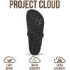 imageProject Cloud Mens Clogs  Full Grain Genuine Leather Memory Foam Clogs for Men Arch Support Cork Footbed  Non Slip Platform Mules BrooklynChocolate Suede