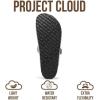 imageProject Cloud Mens Clogs  Full Grain Genuine Leather Memory Foam Clogs for Men Arch Support Cork Footbed  Non Slip Platform Mules BrooklynLight Grey
