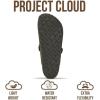 imageProject Cloud Mens Clogs  Full Grain Genuine Leather Memory Foam Clogs for Men Arch Support Cork Footbed  Non Slip Platform Mules BrooklynOlive Suede