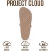 imageProject Cloud Mens Clogs  Full Grain Genuine Leather Memory Foam Clogs for Men Arch Support Cork Footbed  Non Slip Platform Mules BrooklynSand Mono Suede