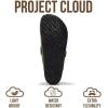 imageProject Cloud Mens Clogs  Full Grain Genuine Leather Memory Foam Clogs for Men Arch Support Cork Footbed  Non Slip Platform Mules BrooklynTaupe Suede