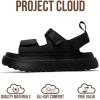 imageProject Cloud Platform Sandals for Women 2025  Memory Foam Insole Lightweight ampamp SlipResistant Womens Sandals  Stylish BeachReady Waterproof Women Footwear GoldieBlack