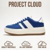 imageProject Cloud Platform Sneakers for Women  Lightweight Memory Foam Insole Womens Sneakers  NonSlip Fashion Sneakers for Women Footwear  Womens Fashion Platform Shoes NitaBlue