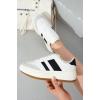 imageProject Cloud Platform Sneakers for Women  Lightweight Memory Foam Insole Womens Sneakers  NonSlip Fashion Sneakers for Women Footwear  Womens Fashion Platform Shoes NitaWhiteblack Stripes