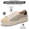 imageProject Cloud Platform Sneakers for Women  Lightweight Womens Sneakers with Memory Foam Insole  Non Slip LaceUp Womens Shoes  Perfect Summer Shoes for Women 2025 BossyRaffia