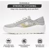 imageProject Cloud Platform Sneakers for Women  Lightweight Womens Sneakers with Memory Foam Insole  Non Slip LaceUp Womens Shoes  Perfect Summer Shoes for Women 2025 BossyLightgrey  Flowers