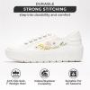 imageProject Cloud Platform Sneakers for Women  Lightweight Womens Sneakers with Memory Foam Insole  Non Slip LaceUp Womens Shoes  Perfect Summer Shoes for Women 2025 BossyOffwhite  Flowers