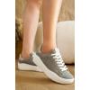 imageProject Cloud Platform Sneakers for Women  Lightweight Womens Sneakers with Memory Foam Insole  Non Slip LaceUp Womens Shoes  Perfect Summer Shoes for Women 2025 BossyLight Grey