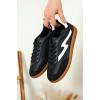 imageProject Cloud Sneakers for Women  LaceUp Shoes for Women Trendy Women Sneakers with Memory Foam Insole Womens Fashion Sneakers NonSlip Womens Shoes IritaBlack