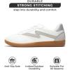imageProject Cloud Sneakers for Women  LaceUp Shoes for Women Trendy Women Sneakers with Memory Foam Insole Womens Fashion Sneakers NonSlip Womens Shoes IritaWhite