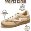 imageProject Cloud Sneakers for Women  LaceUp Shoes for Women Trendy Women Sneakers with Memory Foam Insole Womens Fashion Sneakers NonSlip Womens Shoes IritaNude Mesh