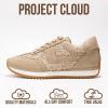 imageProject Cloud Sneakers for Women  Lightweight LaceUp Shoes for Women with Memory Foam Insoles  Trendy Womens Shoes  NonSlip Comfortable Womens Sneakers MadisonRaffia