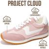 imageProject Cloud Sneakers for Women  Lightweight LaceUp Shoes for Women with Memory Foam Insoles  Trendy Womens Shoes  NonSlip Comfortable Womens Sneakers MadisonPink