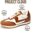 imageProject Cloud Sneakers for Women  Lightweight LaceUp Shoes for Women with Memory Foam Insoles  Trendy Womens Shoes  NonSlip Comfortable Womens Sneakers MadisonTan