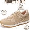 imageProject Cloud Sneakers for Women  Lightweight LaceUp Shoes for Women with Memory Foam Insoles  Trendy Womens Shoes  NonSlip Comfortable Womens Sneakers MadisonRaffia