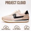 imageProject Cloud Sneakers for Women  Lightweight LaceUp Shoes for Women with Memory Foam Insoles  Trendy Womens Shoes  NonSlip Comfortable Womens Sneakers MadisonBeige
