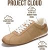 imageProject Cloud Sneakers for Women  Lightweight with Memory Foam Insole Womens Sneakers  Non Slip Work Shoes for Women Footwear  Lace Up Womens Casual Shoes PantherTaupe