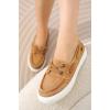 imageProject Cloud Sneakers for Women  Memory Foam Spring Shoes for Women Footwear  SlipOn Boat Shoes  Non Slip Fashion Sneakers  Lightweight Loafers Seasalt TAN 8
