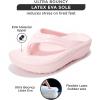imageProject Cloud Super Foam Flip Flops for Women Footwear  Memory Foam and Lightweight Platform Sandals Women Beach Vacation Essentials  Non Slip Durable and Soft Slippers AbraPink