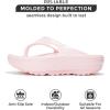 imageProject Cloud Super Foam Flip Flops for Women Footwear  Memory Foam and Lightweight Platform Sandals Women Beach Vacation Essentials  Non Slip Durable and Soft Slippers AbraPink