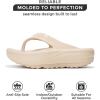 imageProject Cloud Super Foam Flip Flops for Women Footwear  Memory Foam and Lightweight Platform Sandals Women Beach Vacation Essentials  Non Slip Durable and Soft Slippers AbraBeige