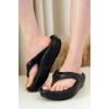 imageProject Cloud Super Foam Flip Flops for Women Footwear  Memory Foam and Lightweight Platform Sandals Women Beach Vacation Essentials  Non Slip Durable and Soft Slippers AbraBlack