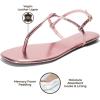 imageProject Cloud Thong Sandals for Women 2025  Memory Foam and Lightweight Summer Essentials  Non Slip Flip Flops for Women Footwear with Back Strap Beach Flats Sandals CelebrationMauve