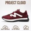 imageProject Cloud Trendy Sneakers for Women  Memory Foam and NonSlip Comfortable Casual Ladies Shoes for Womens Fashion Sneakers  Lightweight Laceup Shoes LeccoBurgundy
